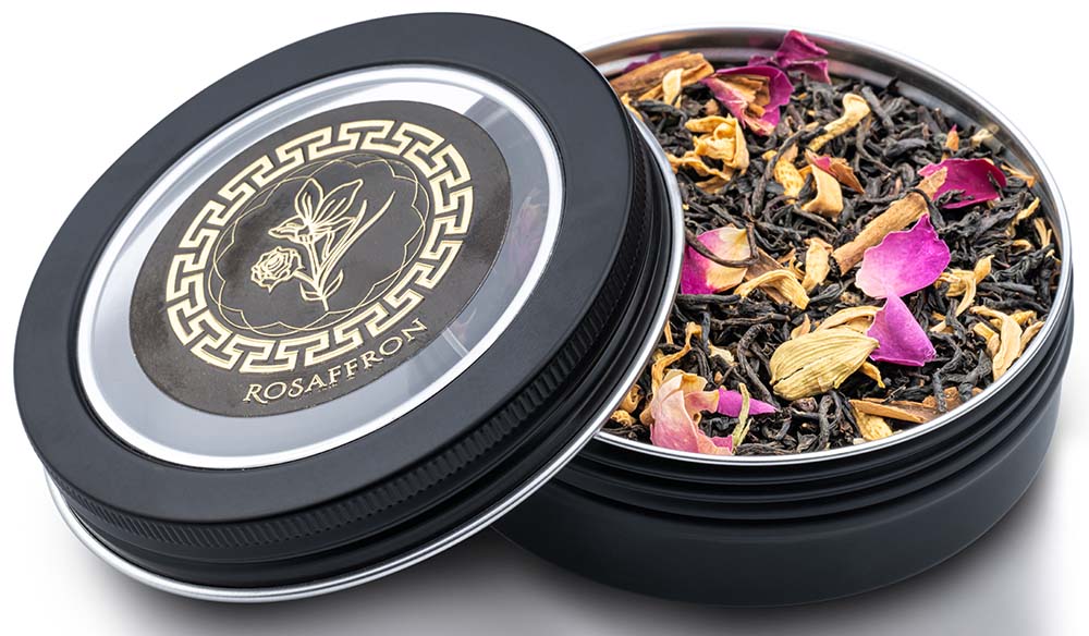 Signature Rosaffron™ and Rospice Tea Blend