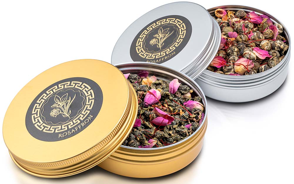 Set of Signature Rosaffron™ and Jasaffron Tea Blend