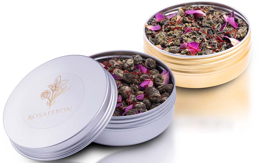 Set of Signature Rosaffron™ and Jasaffron Tea Blend